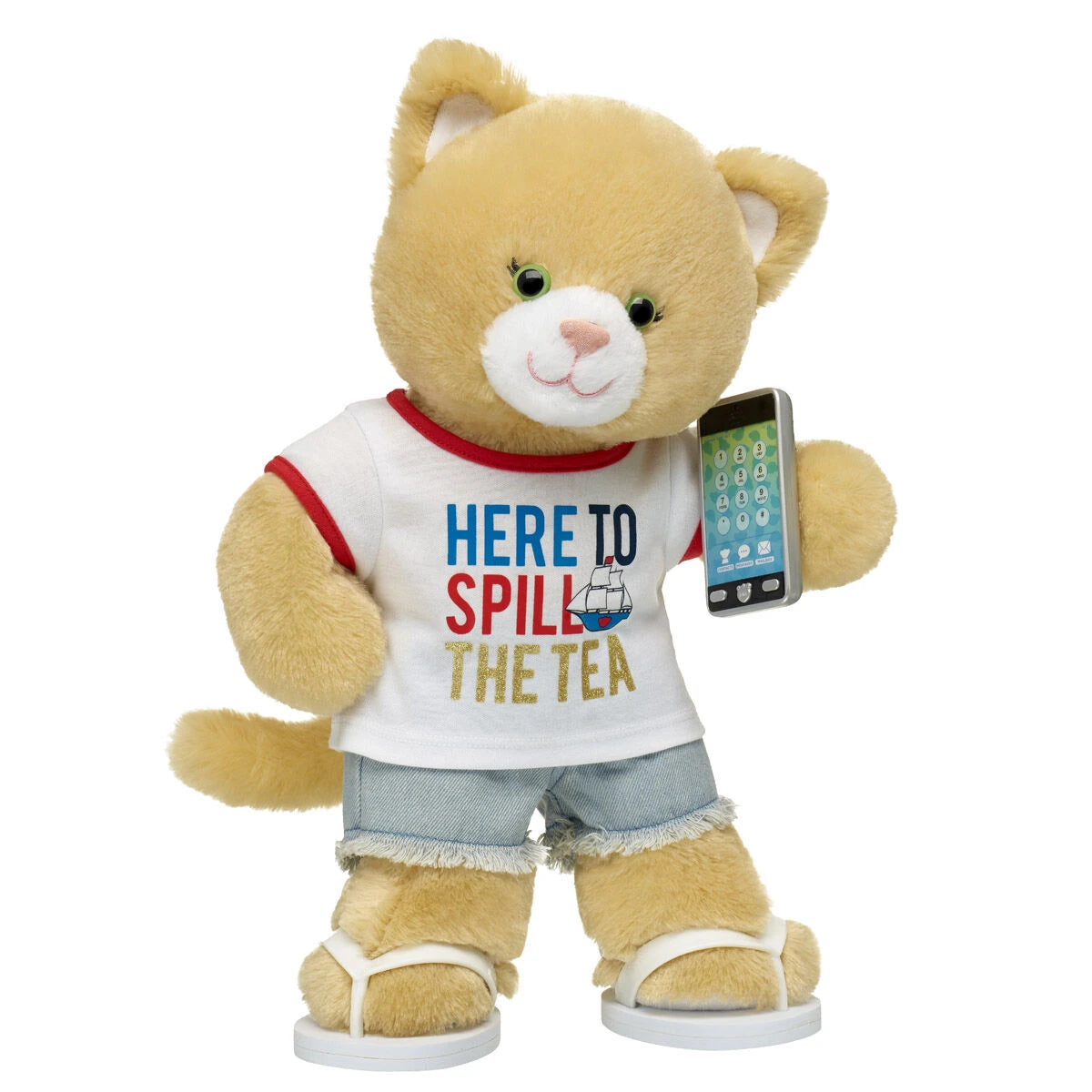 Jennifur Plush Cat Spill the Tea Gift Set - US 4754