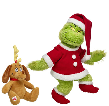 Grinch &amp; Max Plush Gift Set | Build-A-Bear - US 2034