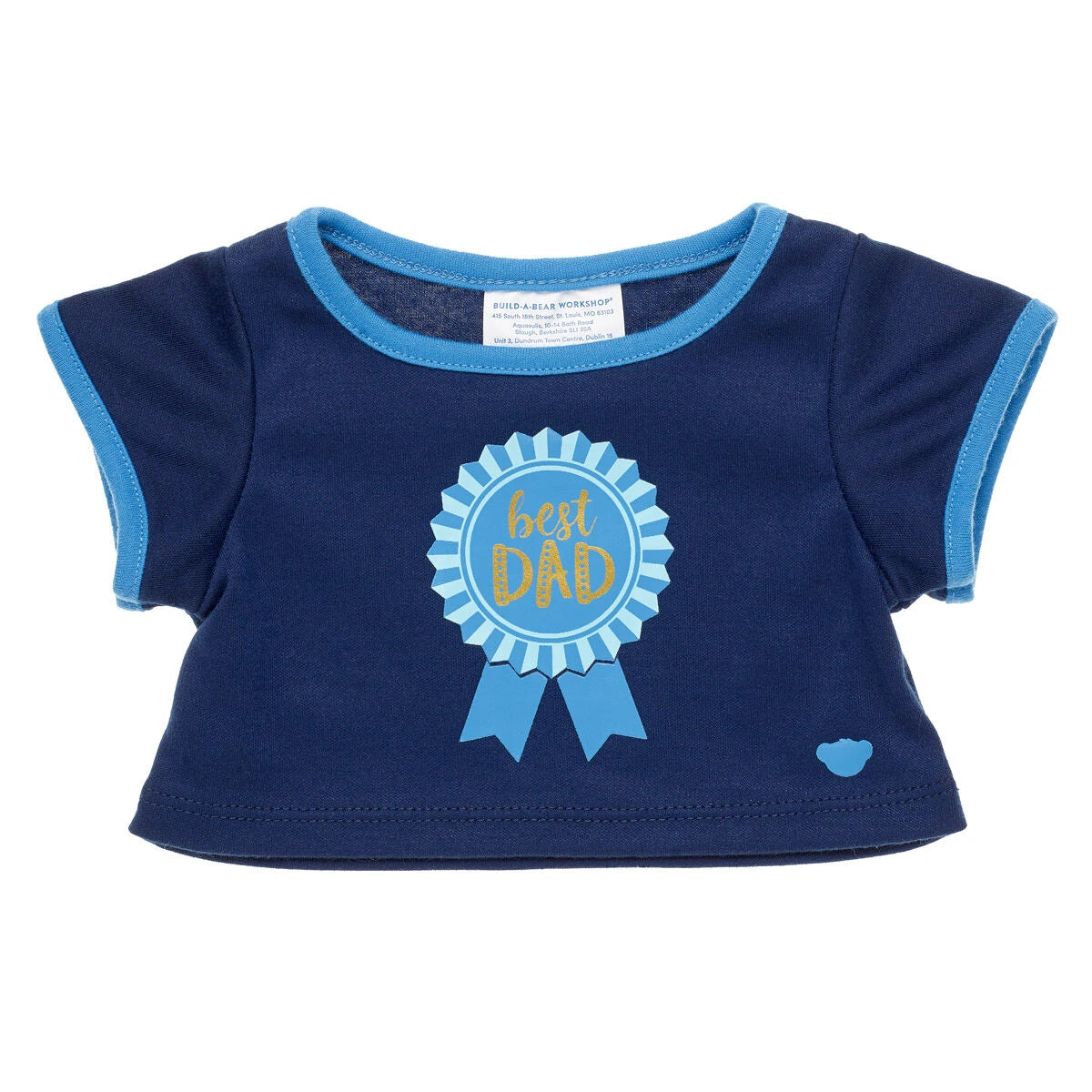 Plush Toy Best Dad T-Shirt | Build-A-Bear® - US 3510