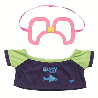 Bluey Plush w/ Swim Shirt &amp; Goggle Set | Build-A-Bear - US 7127