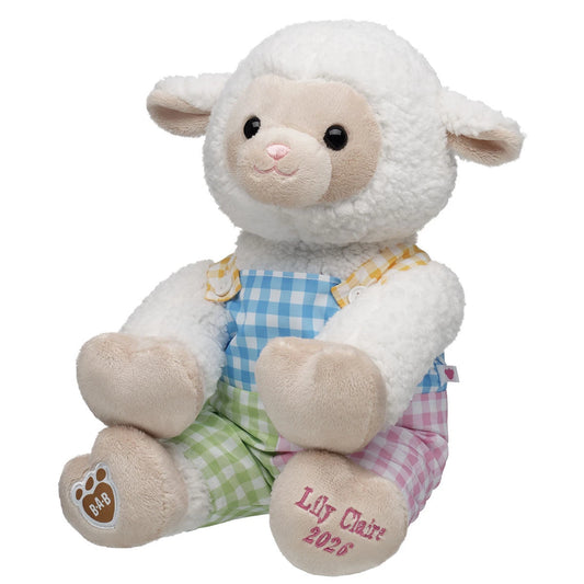 Embroidered Lamb Stuffed Animal Spring Gift Set Easter BAB - US 2466