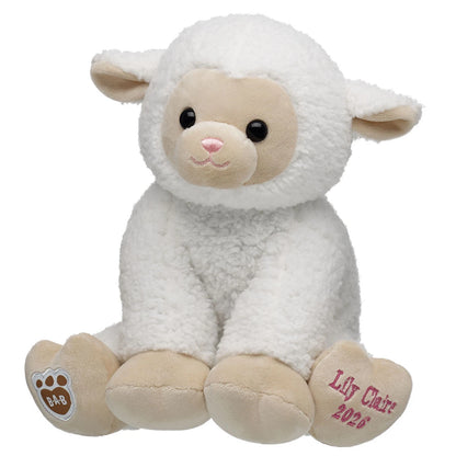 Embroidered Lamb Stuffed Animal Spring Gift Set Easter BAB - US 2466