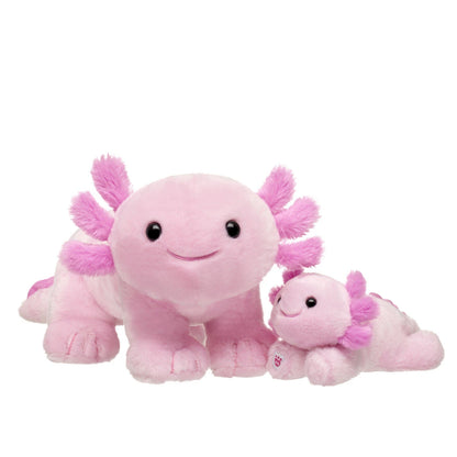 Pink Axolotl Stuffed Animal &amp; Mini Beans Gift Set | Build-A-Bear® - US 1212