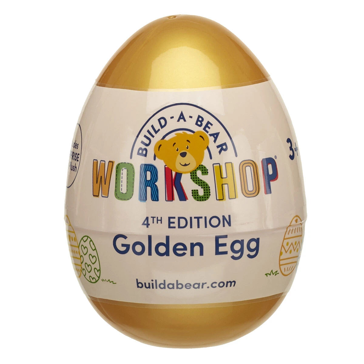 4th Edition Golden Egg - Includes 1 Surprise Mini Plush | Build-A-Bear® - US 5237