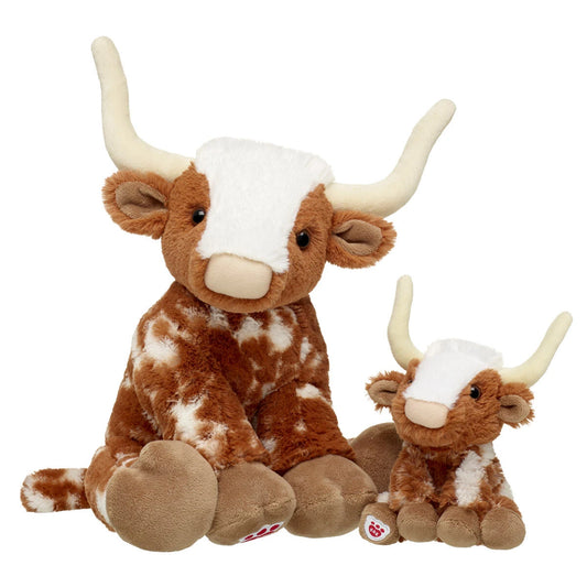 Longhorn Cow Stuffed Animal &amp; Mini Beans Gift Set | Build-A-Bear® - US 1220