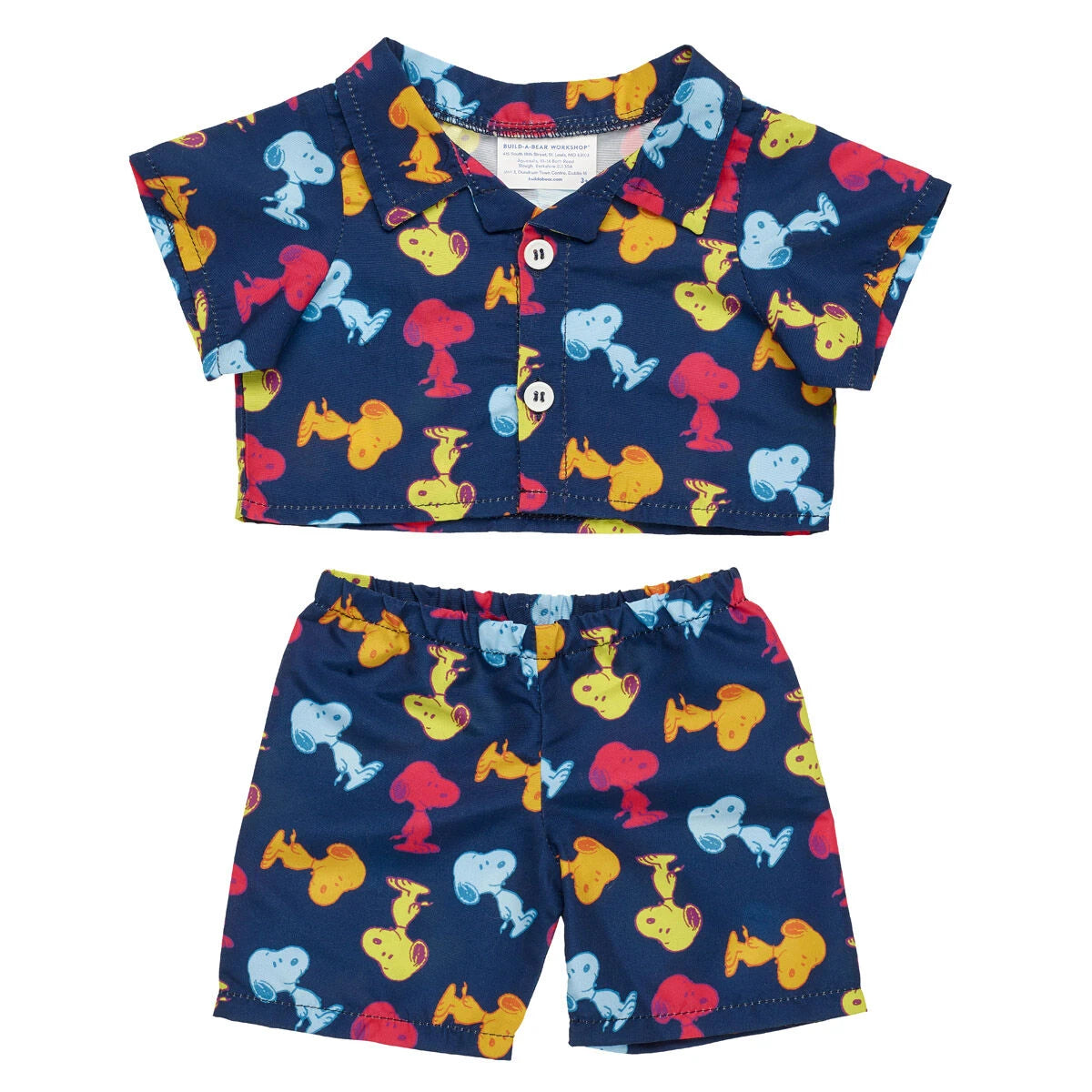 Timeless Teddy Bear &amp; Peanuts® Snoopy Pajamas | Build-A-Bear® - US 3220