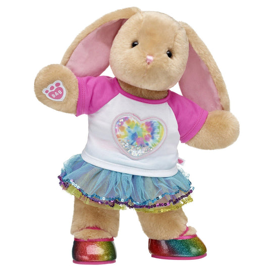 Pawlette™ Bunny Plush Rainbow Sequin Tutu | Build-A-Bear - US 7618
