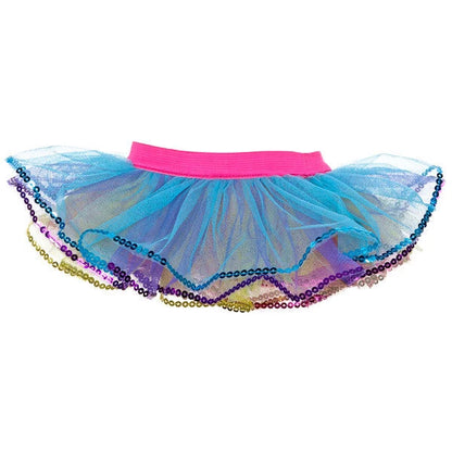 Pawlette™ Bunny Plush Rainbow Sequin Tutu | Build-A-Bear - US 5746
