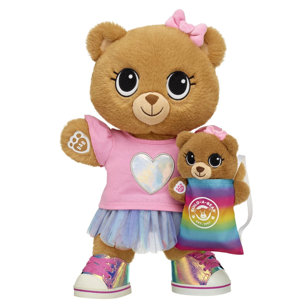 Bearnice Teddy Bear Mini Beans® &amp; Bear Carrier Set | Build-A-Bear® - US 9509