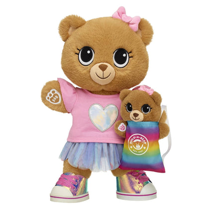 Bearnice Teddy Bear Mini Beans® &amp; Bear Carrier Set | Build-A-Bear® - US 9509