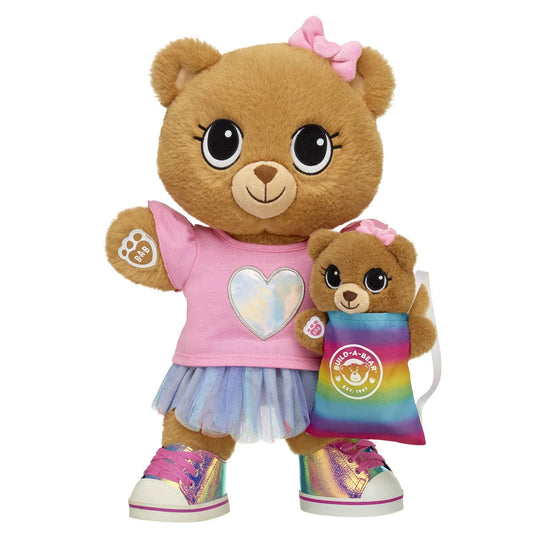 Bearnice Teddy Bear Mini Beans® &amp; Bear Carrier Set | Build-A-Bear® - US 9962