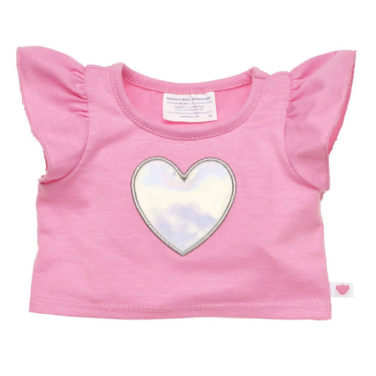Kabu™ Pink Heart T-Shirt for Plush Toys | Build-A-Bear® - US 9122
