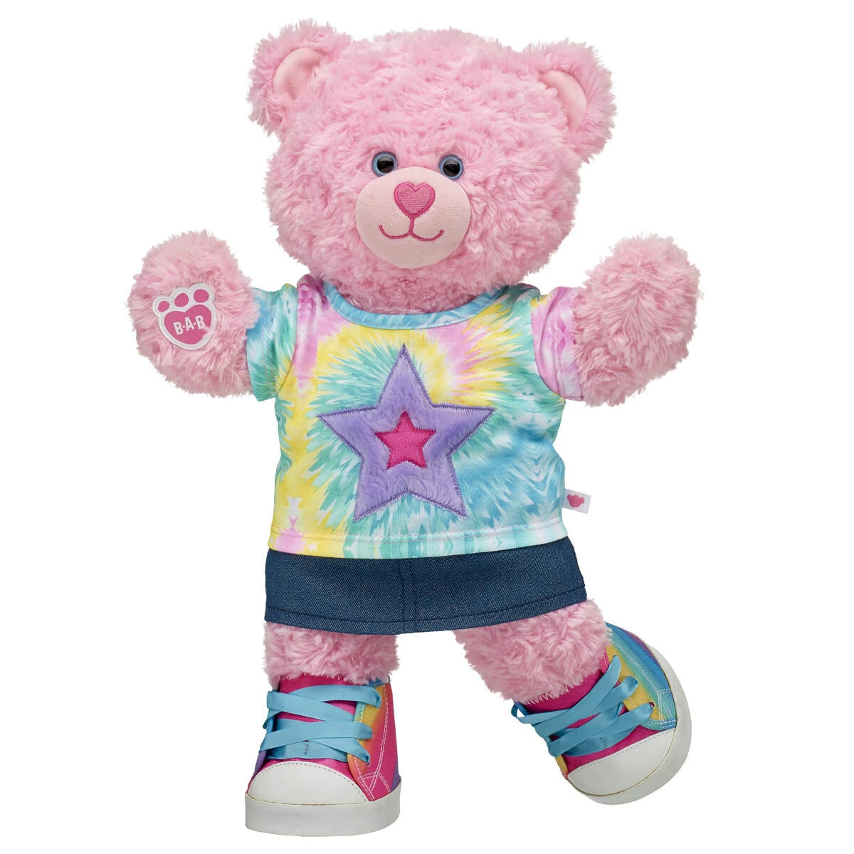 Pink Cuddles Teddy Bear Rainbow Gift Set | Build-A-Bear® - US 8384