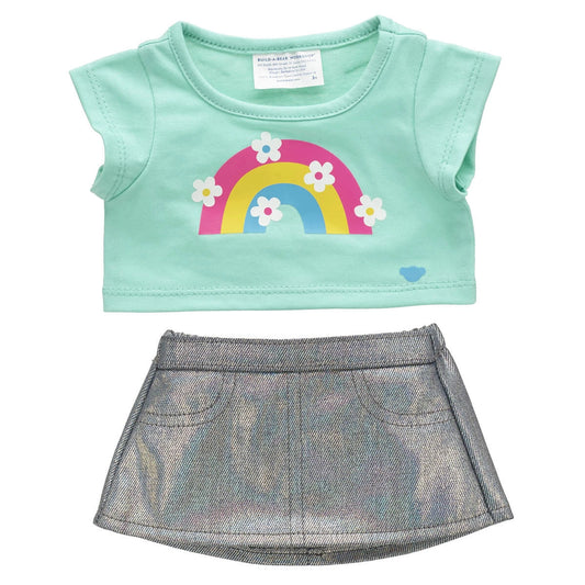 Kabu™ Rainbow Tee &amp; Skirt Set for Plush Toys | Build-A-Bear® - US 2292