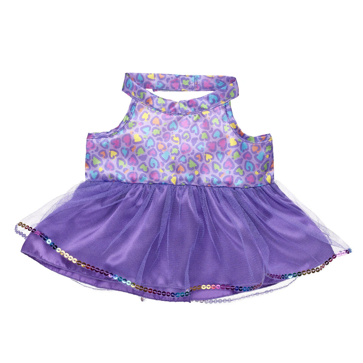 Rainbow Leopard Print Dress | Build-A-Bear - US 4559