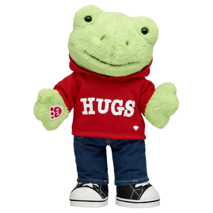 Spring Green Frog Stuffed Animal Hugs Gift Set | Build-A-Bear® - US 9772