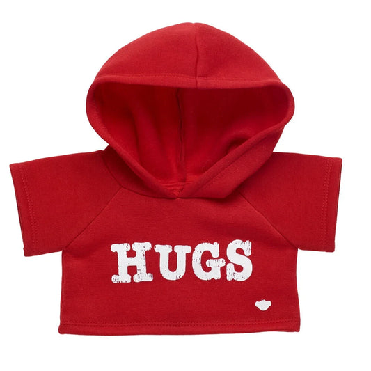Red Hugs Hoodie for Stuffed Animals | Build-A-Bear® - US 8911