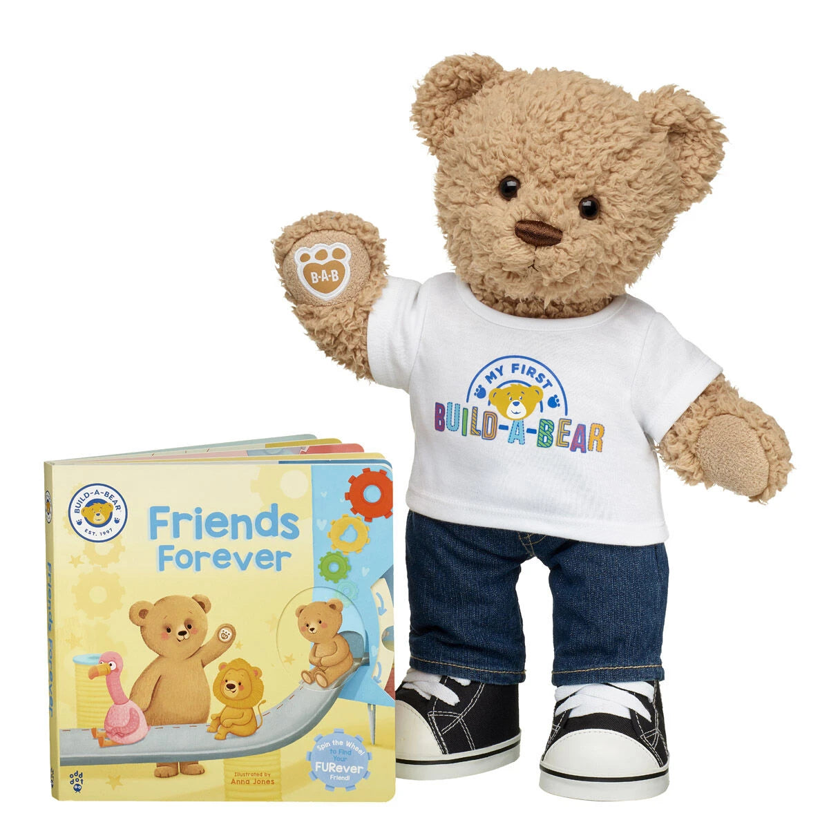 Timeless Teddy Bear "Friends Forever" Book Set | Build-A-Bear® - US 3835