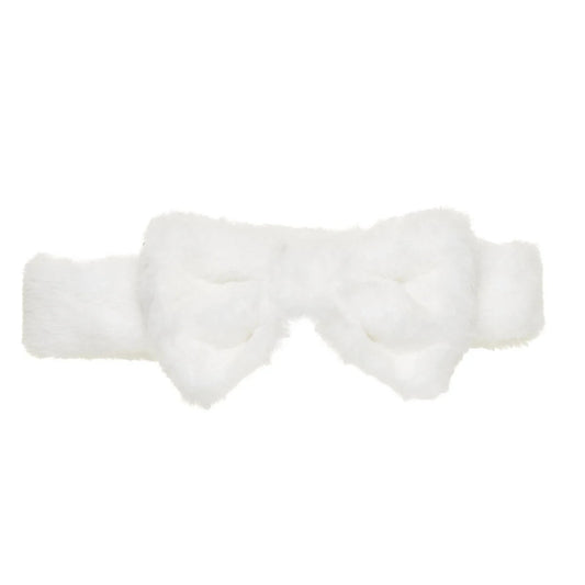 White Plush Bow Headwrap for Plush Toys | Build-A-Bear® - US 7785