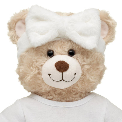 White Plush Bow Headwrap for Plush Toys | Build-A-Bear® - US 7785