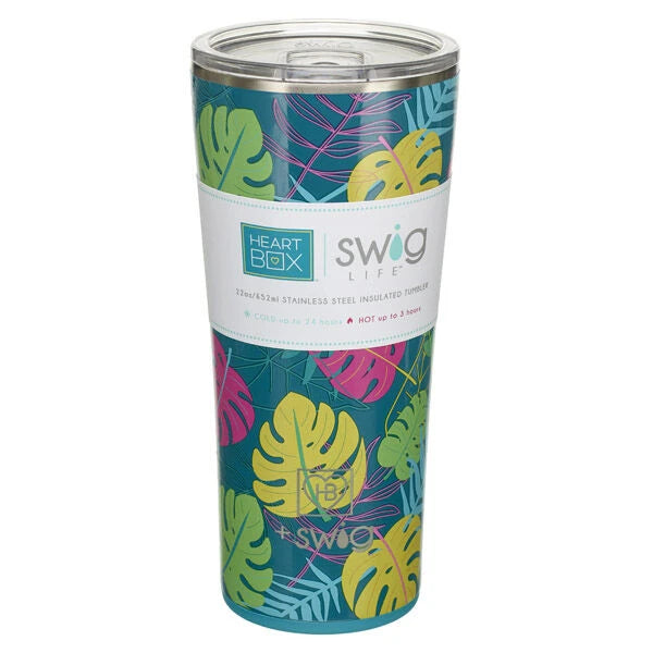 22 oz. Swig Life Palm Leaf Insulated Tumbler | Build-A-Bear® - US 5594