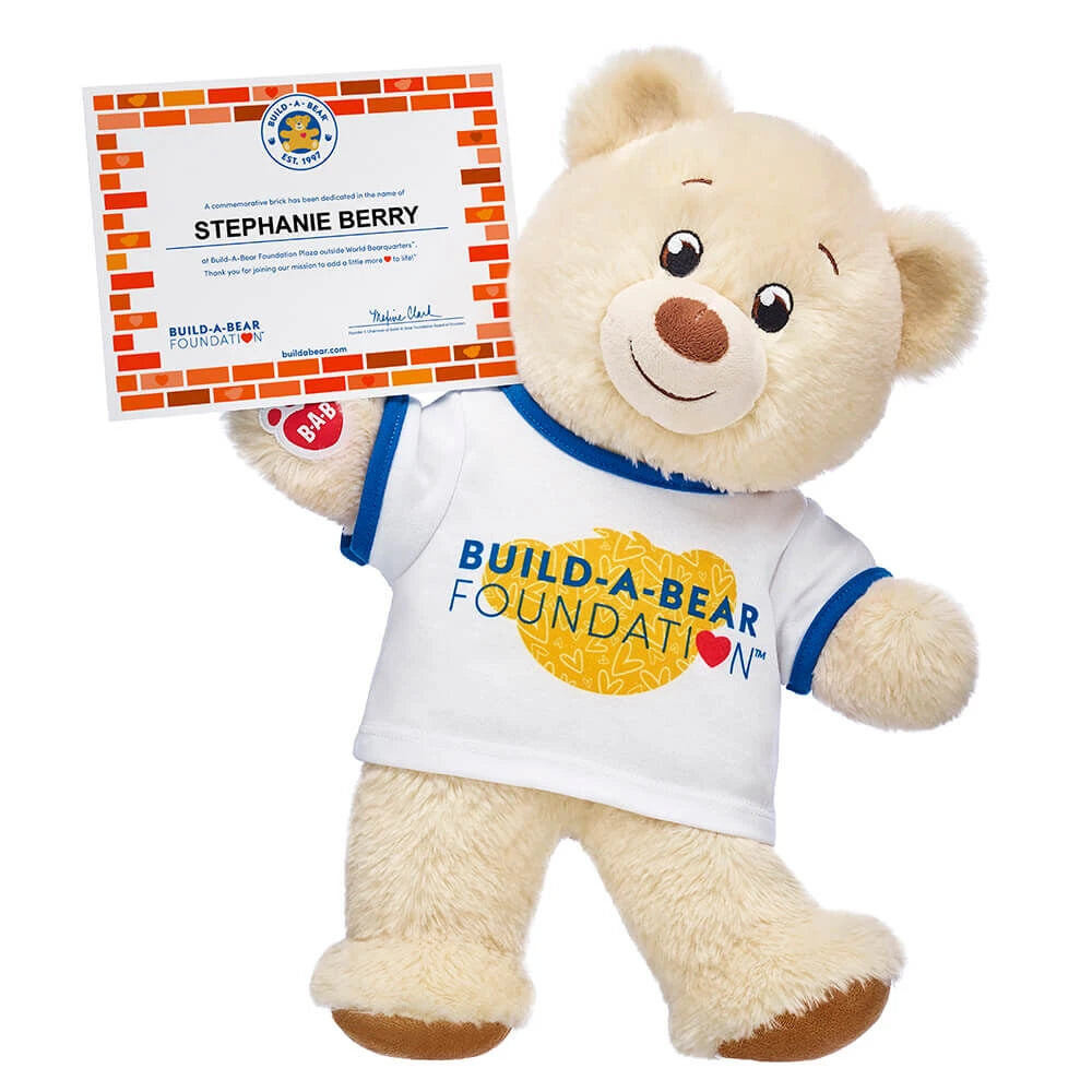 Build-A-Bear Foundation Deluxe Commemorative Brick - US 3513