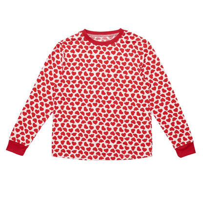 Build-A-Bear Pajama Shop™ Red Hearts PJ Top - Adult - US 4397