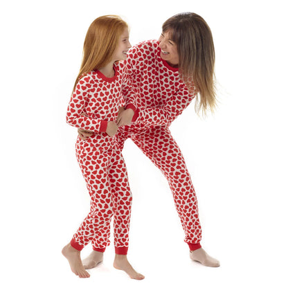 Build-A-Bear Pajama Shop™ Red Hearts PJ Top - Adult - US 5301