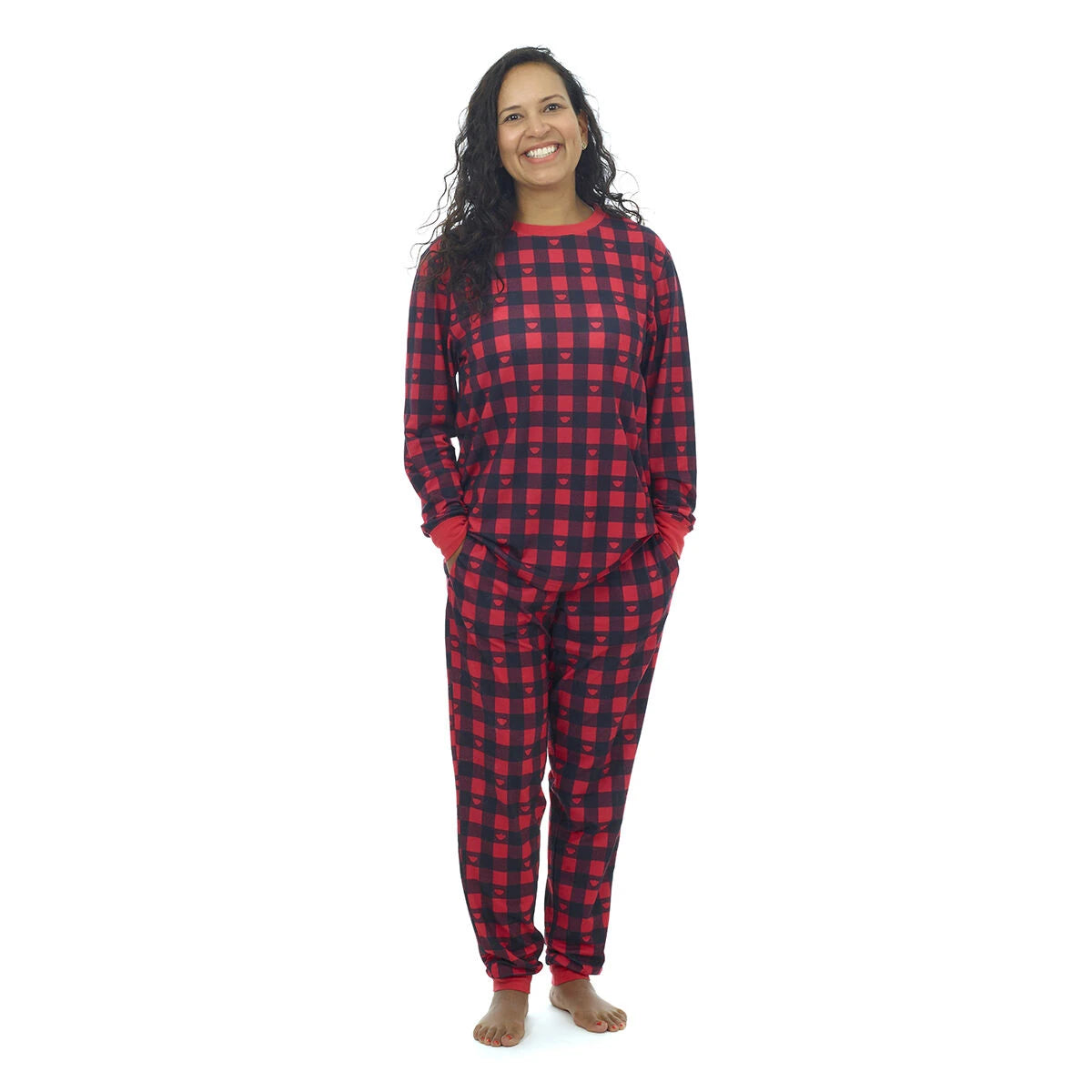 Build-A-Bear Pajama Shop™ Buffalo Check Top - Adult - US 2431