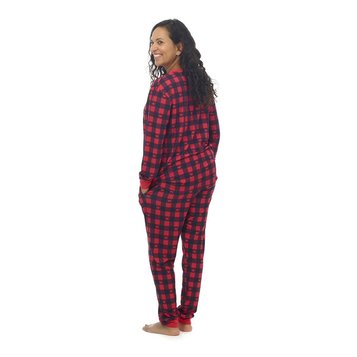 Build-A-Bear Pajama Shop™ Buffalo Check Top - Adult - US 2431