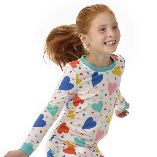 Build-A-Bear Pajama Shop™ Colorful Hearts PJ Top - Toddler and Youth - US 5796