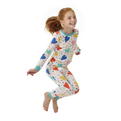 Build-A-Bear Pajama Shop™ Colorful Hearts PJ Top - Toddler and Youth - US 8473
