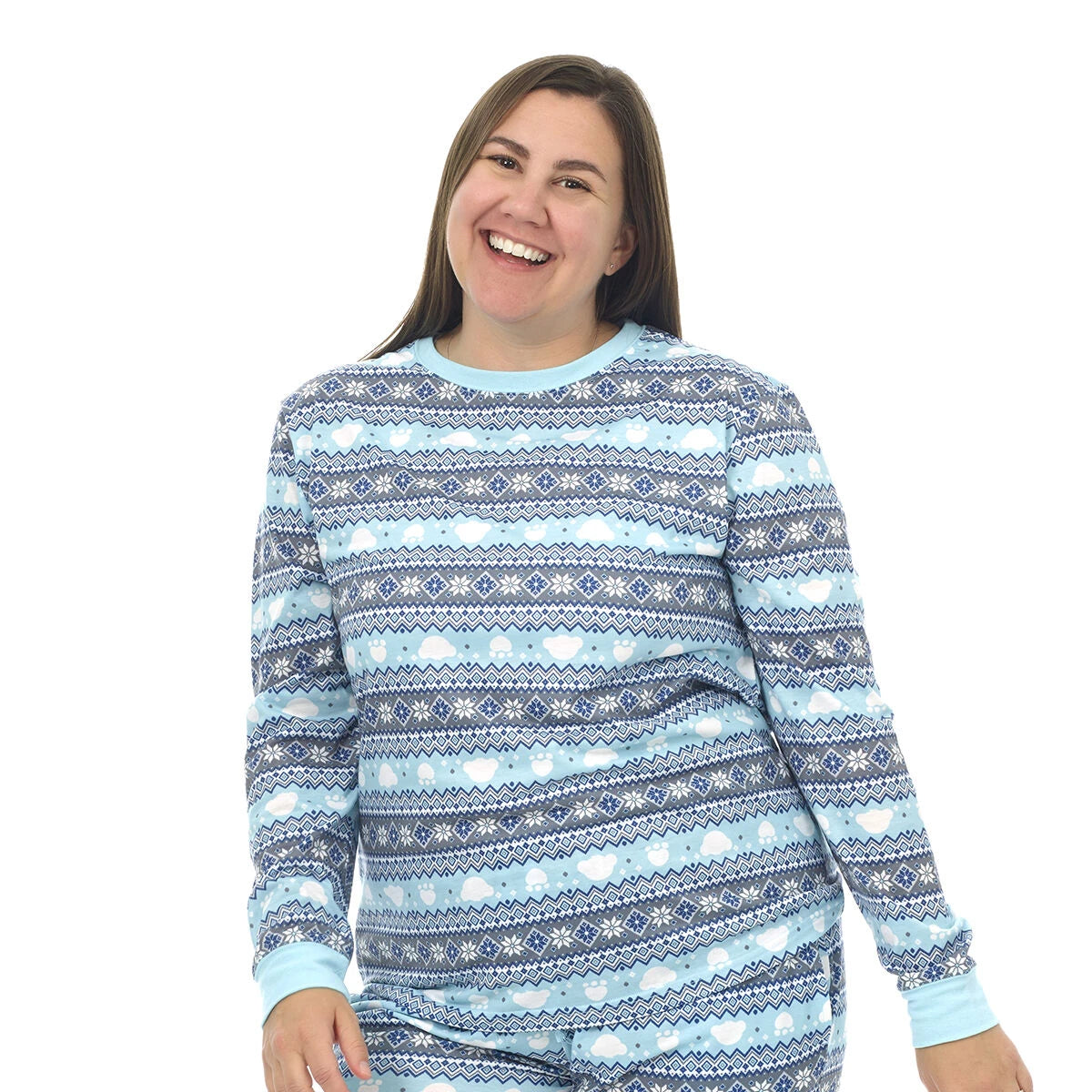 Build-A-Bear Pajama Shop™ Winter Fair Isle Top - Adult - US 9494