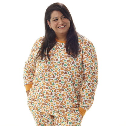 Build-A-Bear Pajama Shop™ Fall Print Top - Adult - US 4460