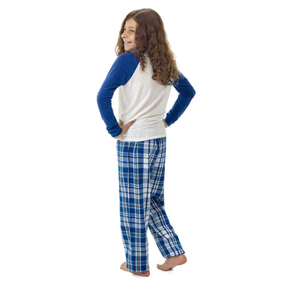Build-A-Bear Pajama Shop™ Blue Plaid Pants - Toddler &amp; Youth - US 5172