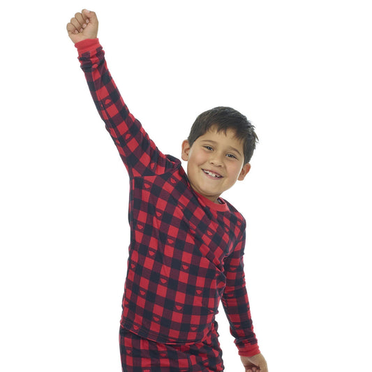 Build-A-Bear Pajama Shop™ Buffalo Check Top - Toddler &amp; Youth - US 2888