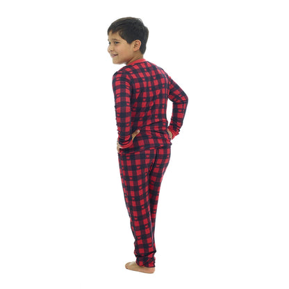 Build-A-Bear Pajama Shop™ Buffalo Check Top - Toddler &amp; Youth - US 7823