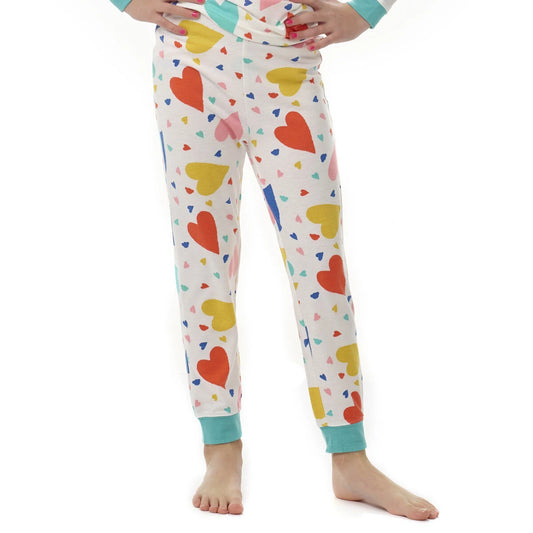 Build-A-Bear Pajama Shop™ Colorful Hearts PJ Pants - Toddler and Youth - US 7831