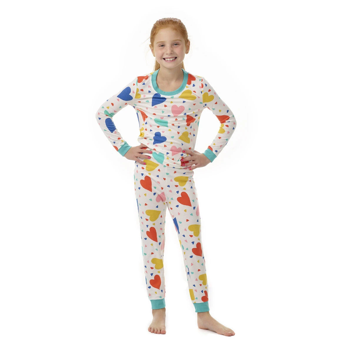 Build-A-Bear Pajama Shop™ Colorful Hearts PJ Pants - Toddler and Youth - US 5748