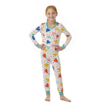 Build-A-Bear Pajama Shop™ Colorful Hearts PJ Pants - Toddler and Youth - US 5748
