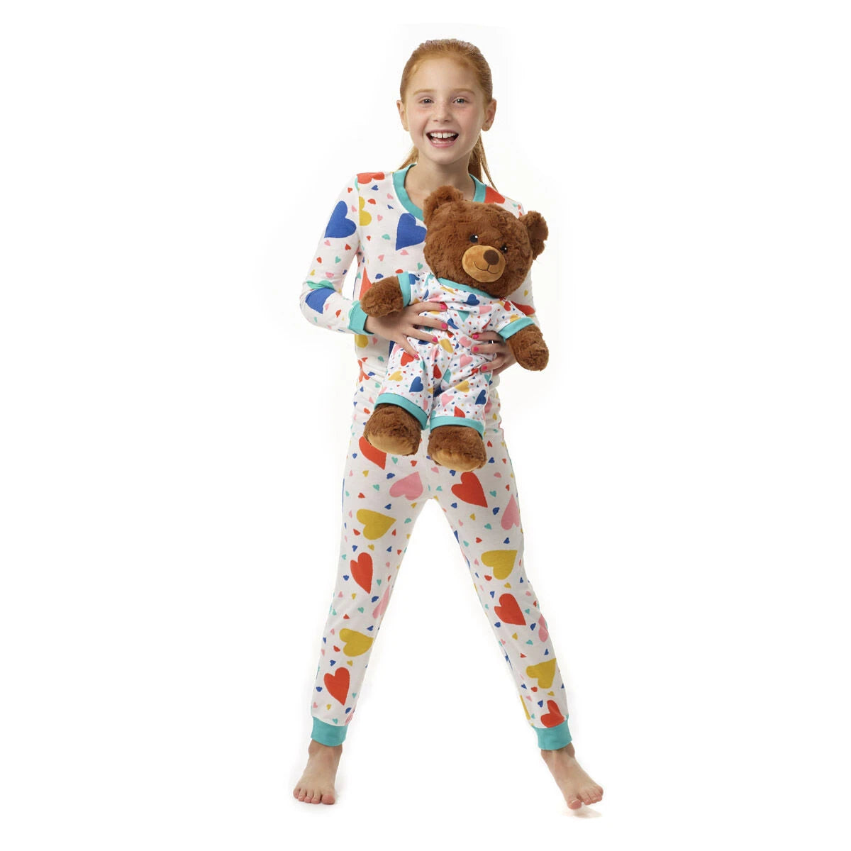 Build-A-Bear Pajama Shop™ Colorful Hearts PJ Pants - Toddler and Youth - US 7831
