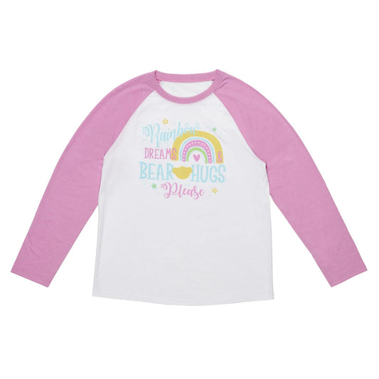 Build-A-Bear Pajama Shop™ Rainbow Dreams &amp; Bear Hugs Please PJ Top - Adult - US 5627