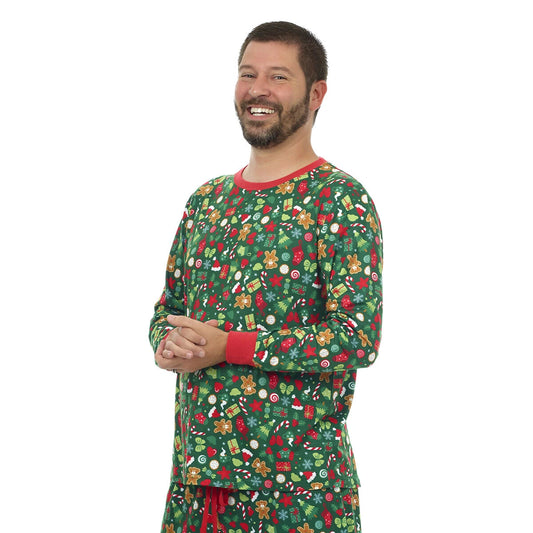 Build-A-Bear Pajama Shop™ Holiday Print Top - Adult - US 9948