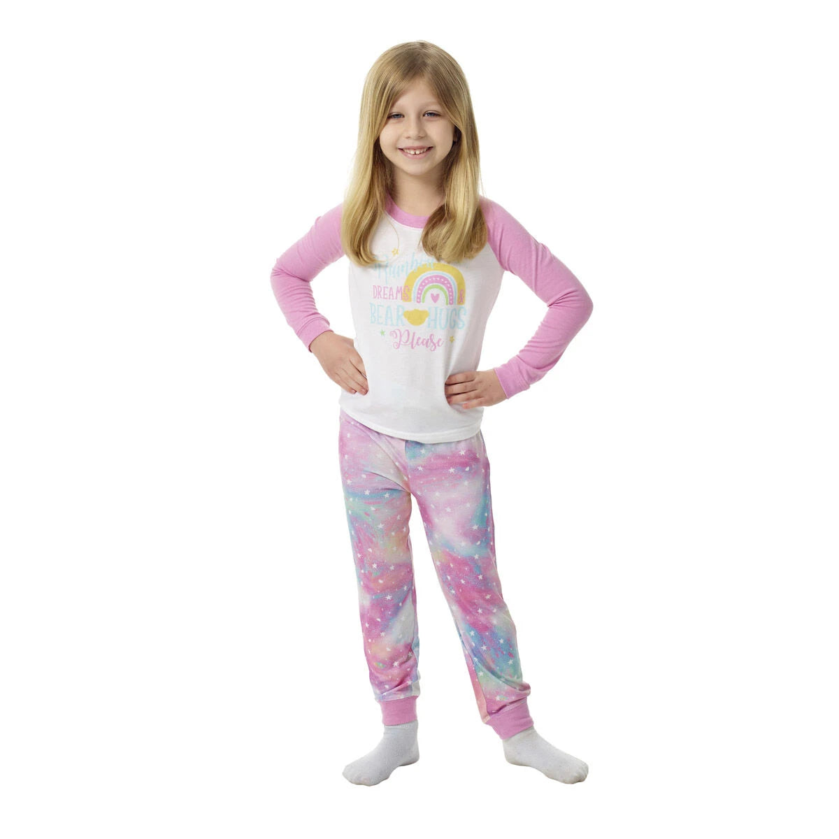 Build-A-Bear Pajama Shop™ Rainbow Dreams &amp; Bear Hugs Please PJ Top - Toddler &amp; Youth - US 2824