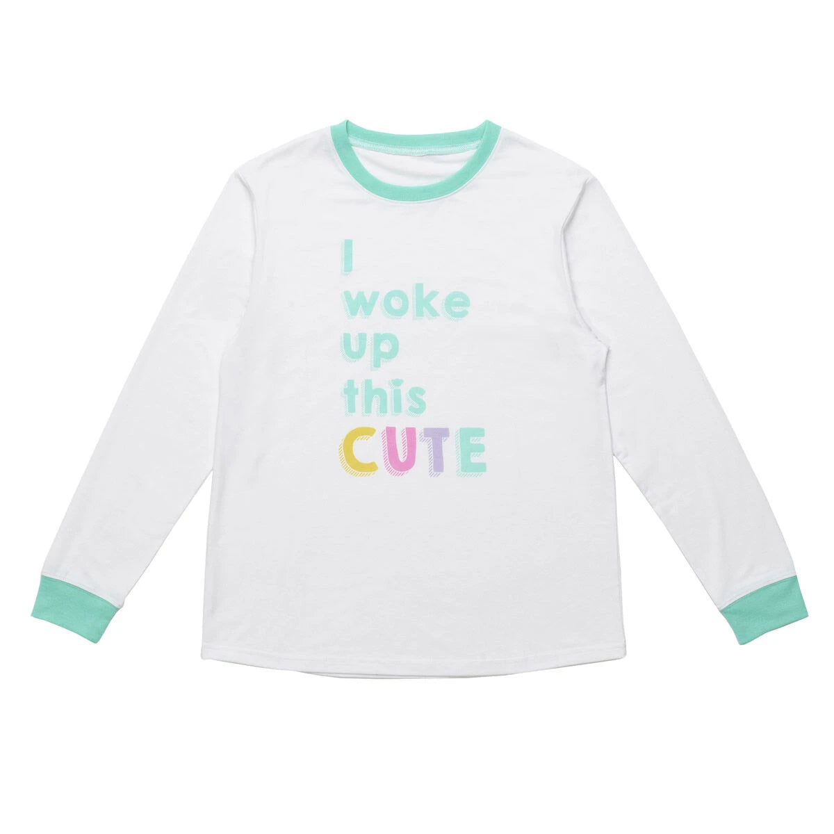 Build-A-Bear Pajama Shop™ "I Woke Up This Cute" PJ Top - Adult - US 1884