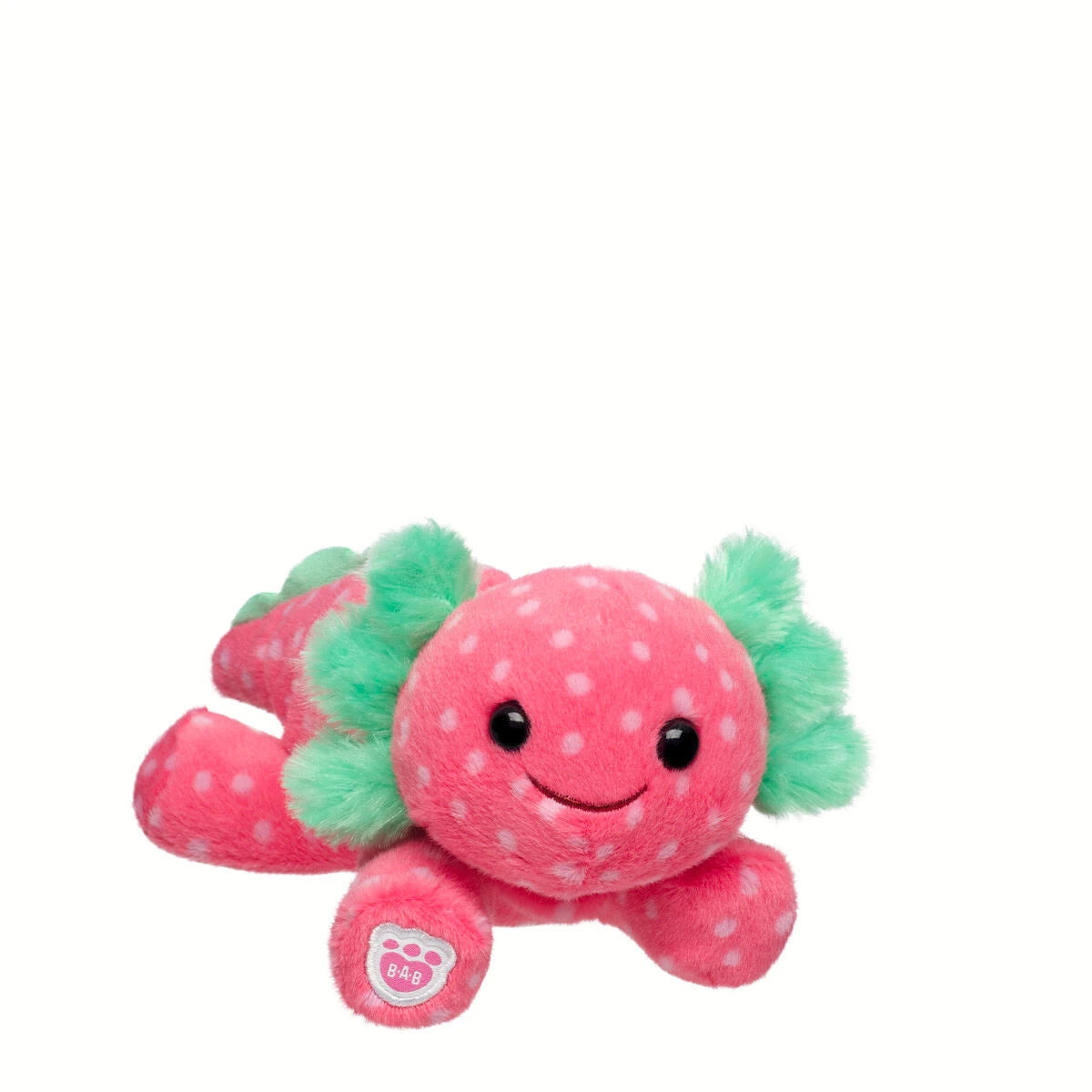 Build-A-Bear Mini Beans Strawberry Axolotl Stuffed | BAB - US 8781