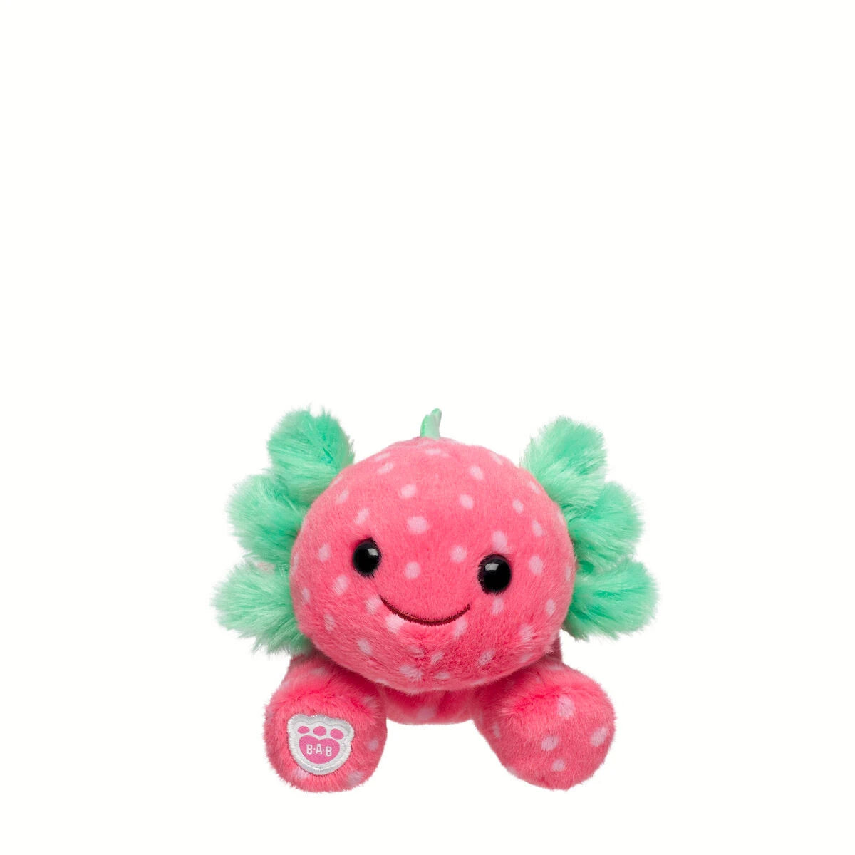 Build-A-Bear Mini Beans Strawberry Axolotl Stuffed | BAB - US 8781