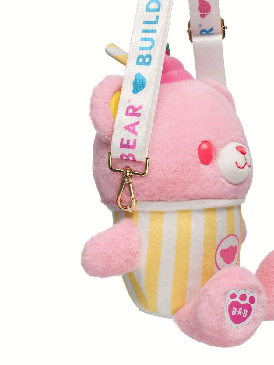 Strawberry Lemonade Bear Slushie Plushie | Build-A-Bear - US 2116