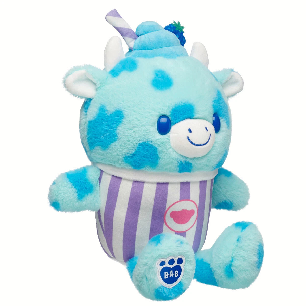 Blue Raspberry Cow Slushie Plushie | Build-A-Bear - US 9080