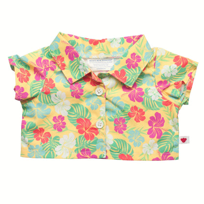 Tropical Flower Print Shirt | Build-A-Bear - US 8748